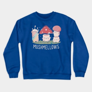 Mushmellows Kawaii Fungi by Tobe Fonseca Crewneck Sweatshirt